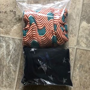 Girls Lularoe Leggings L/XL, 2 pairs